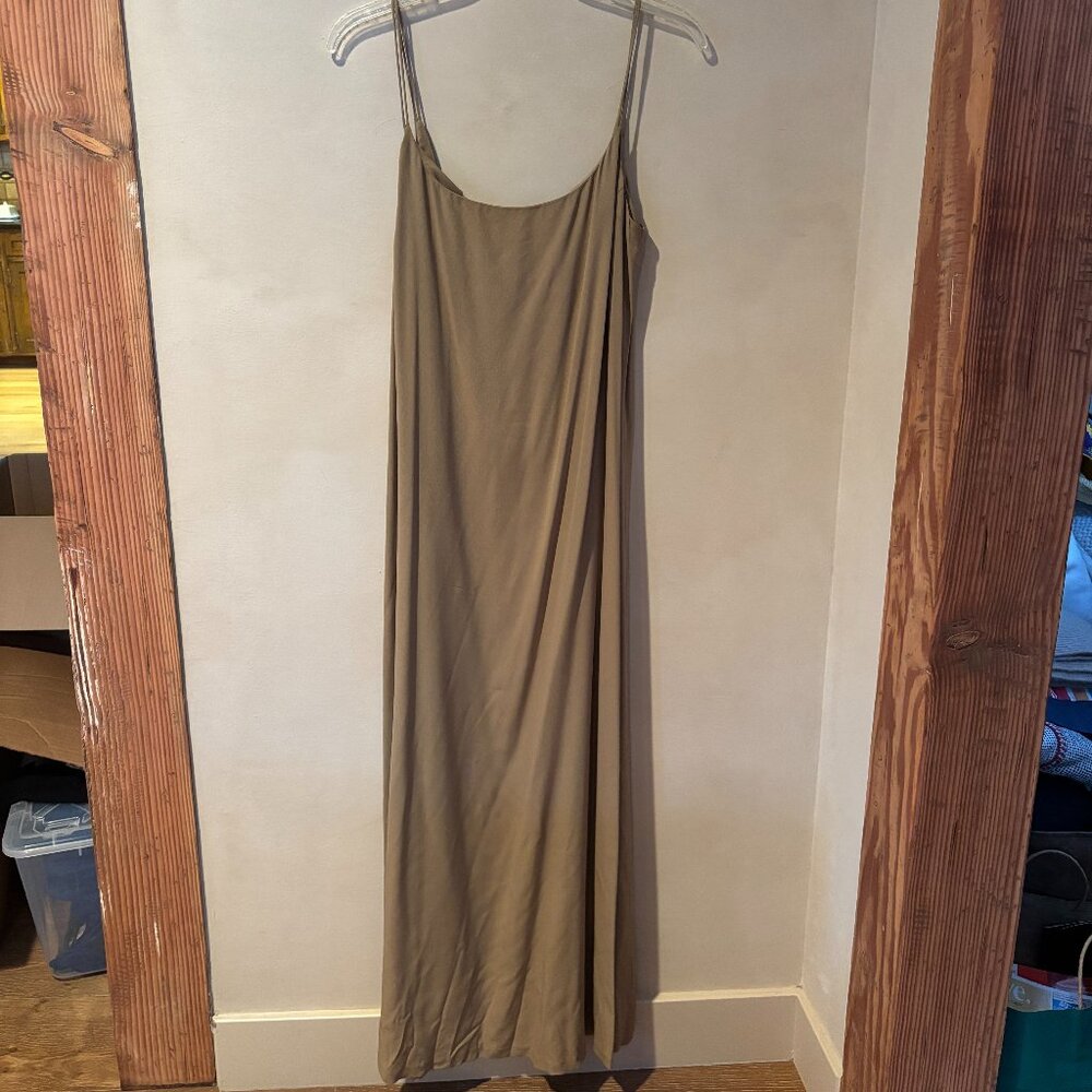 Calvin Klein 90s Beige Slip Dress